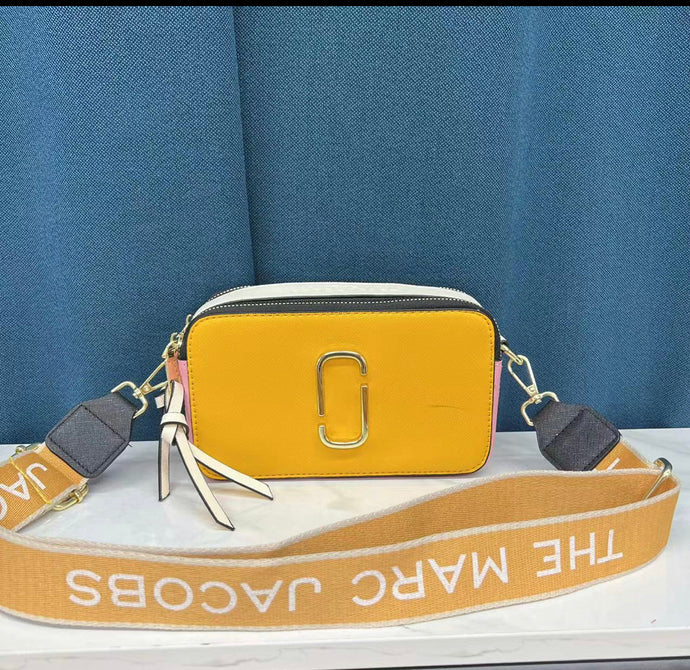 Mustard yellow MJ inspired purse
