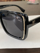 Load image into Gallery viewer, Rhinestone CC inspired sunglasses
