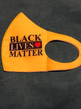 Load image into Gallery viewer, Blm yellow mask
