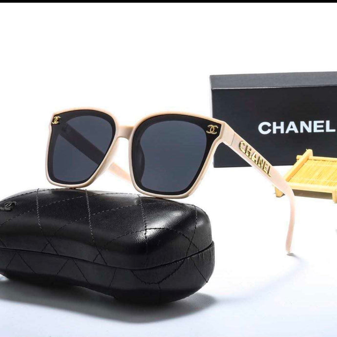 White CC inspired sunglasses