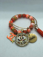 Load image into Gallery viewer, Orange inspired bangle set
